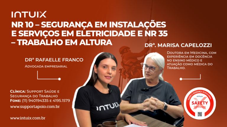 NR 10 – Segurança em Instalações e Serviços em Eletricidade e NR 35 – Trabalho em Altura