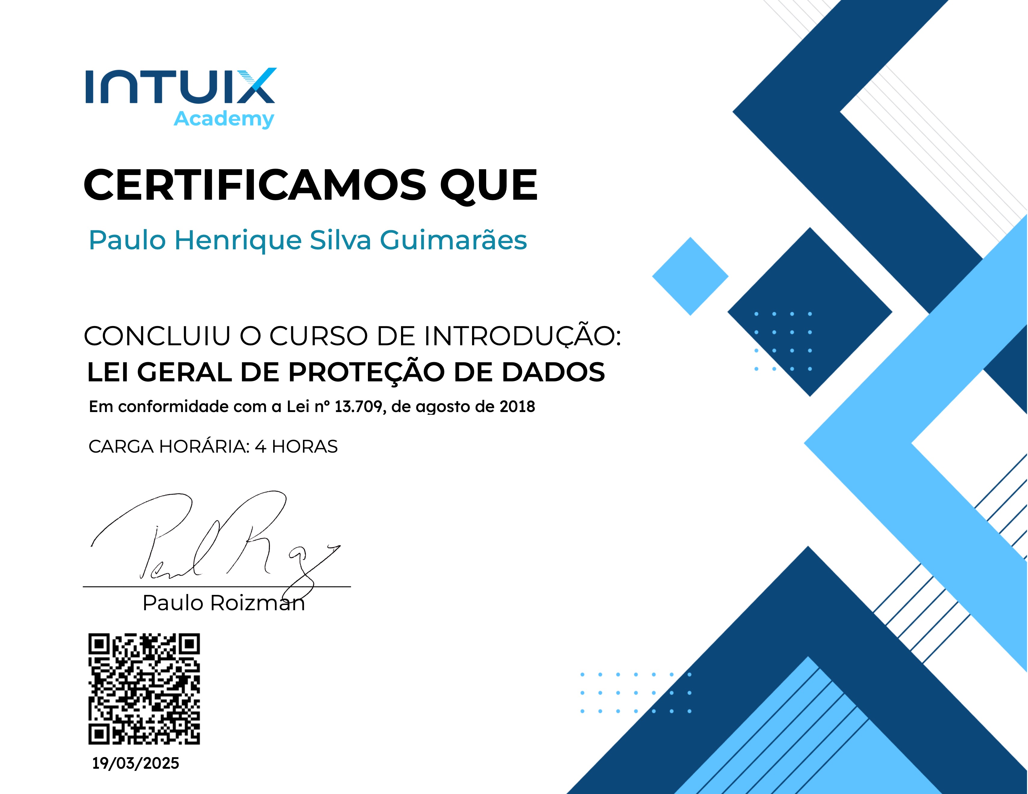 Introdução à Lei Geral de Proteção de Dados